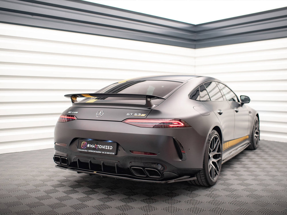 Central Rear Splitter (Vertical Bars) Mercedes AMG GT 63S 4-door Coupe ...