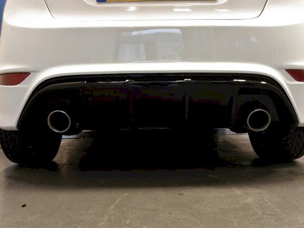 Ford Fiesta Mk7 HIGH Quality DUAL EXIT Stainless Steel Axle-back Exhaust System With Silencer And Exhaust Pipes - Image 2
