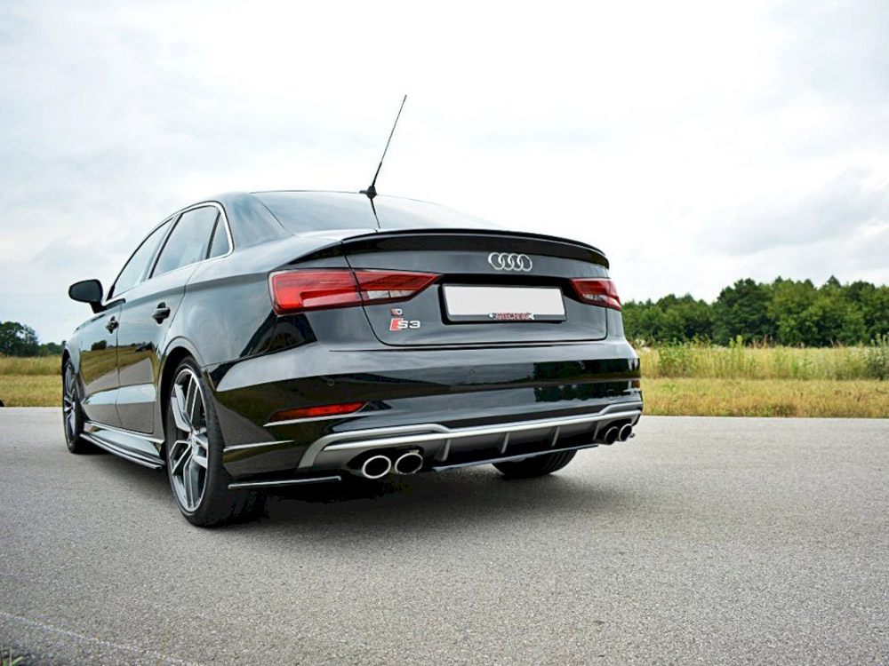 Central Rear Splitter Audi S3 8V FL Sedan (2017-) - Image 2