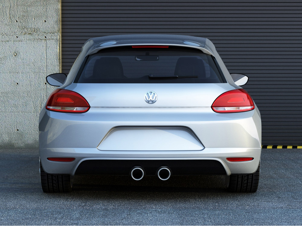 Rear Diffuser VW Scirocco Standard (Scirocco R Look) - Image 3