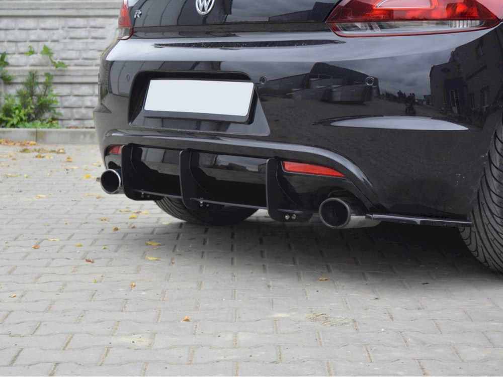 VW Scirocco R Rear Diffuser & Rear Side Splitters - Image 3
