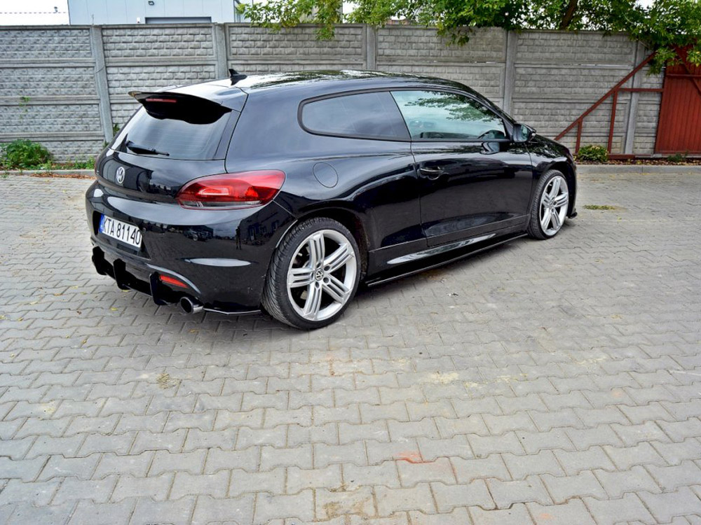 VW Scirocco R Rear Diffuser & Rear Side Splitters - Image 2