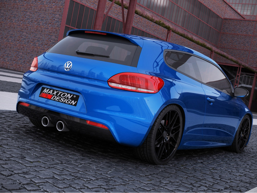 Rear Valance VW Scirocco III R With 2 Exhaust Holes