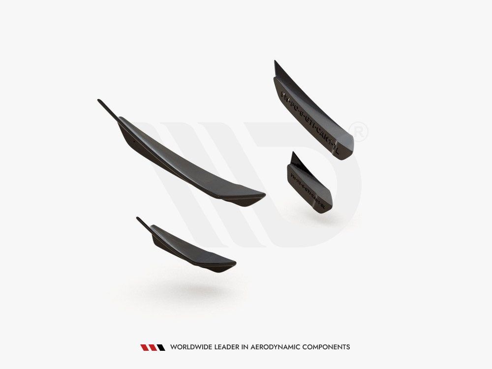 Front Bumper Wings (Canards) VW Polo MK6 GTI (2017-2021) - Image 4
