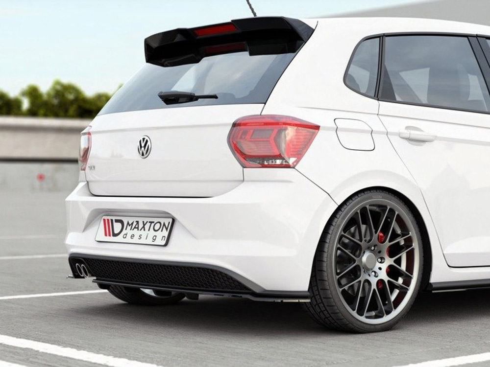 Central Rear Splitter (W/ Vertical Bars) VW Polo MK6 GTI (2017-2021) - Image 2