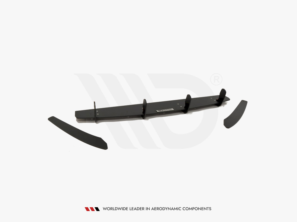 Audi A6 C7 S-line Avant Rear Diffuser & Rear Side Splitters (Fits TWO Single Exhaust Ends) (2011-2014)