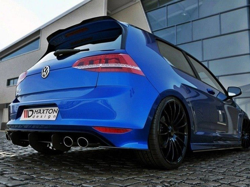 VW Golf 7 R Hatchback Rear Diffuser & Rear Side Splitters (2013-2016) - Image 2