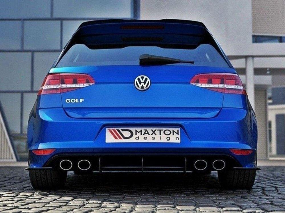 VW Golf 7 R Hatchback Rear Diffuser & Rear Side Splitters (2013-2016) - Image 3