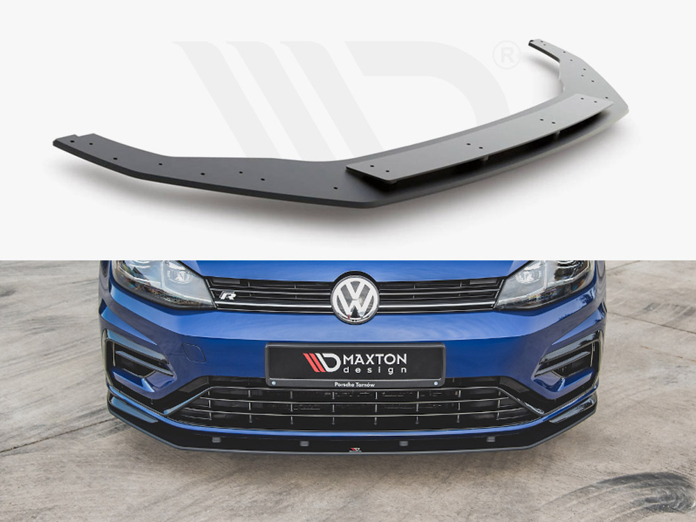 Maxton Racing Front Splitter VW Golf 7 R / R-Line Facelift