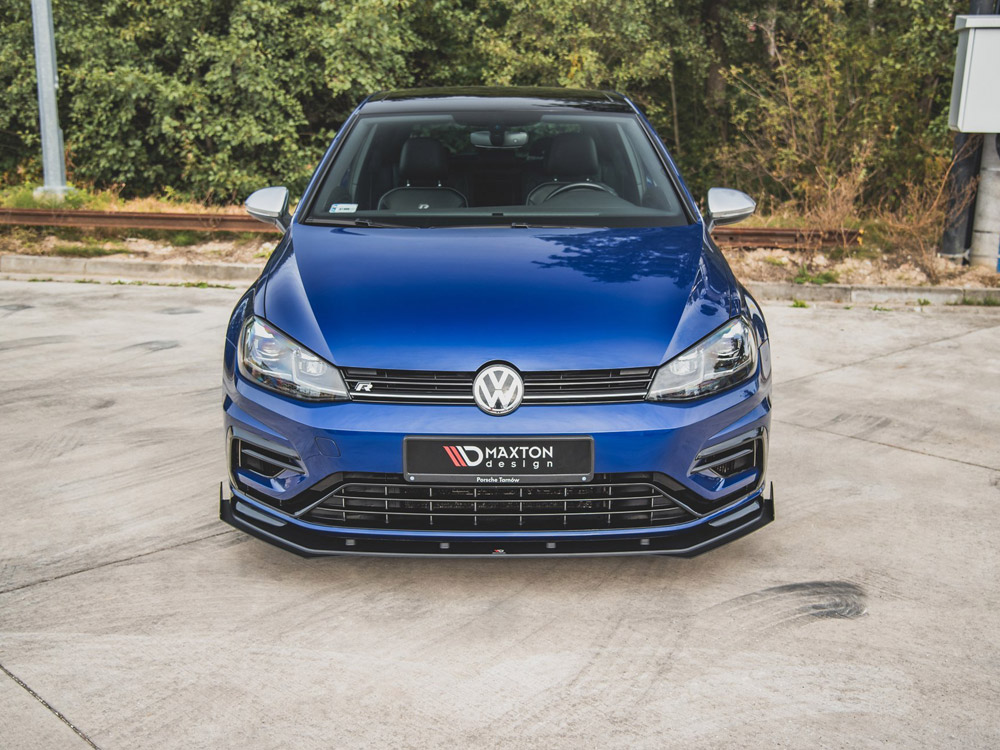 Maxton Racing Front Splitter + Flaps VW Golf 7 R / R-Line Facelift - Image 2