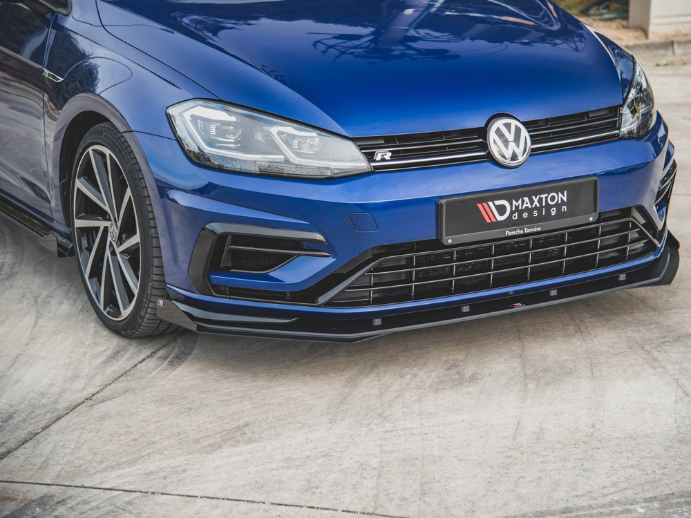 Maxton Racing Front Splitter + Flaps VW Golf 7 R / R-Line Facelift - Image 3