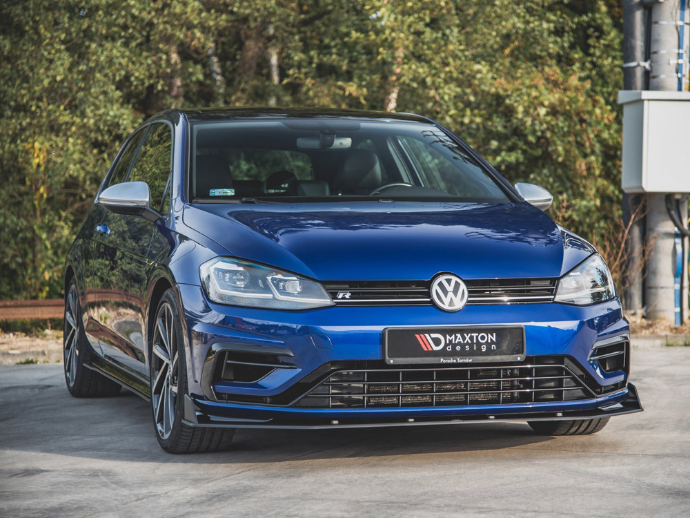 Maxton Racing Front Splitter V.2 VW Golf 7 R / R-Line Facelift - Image 2