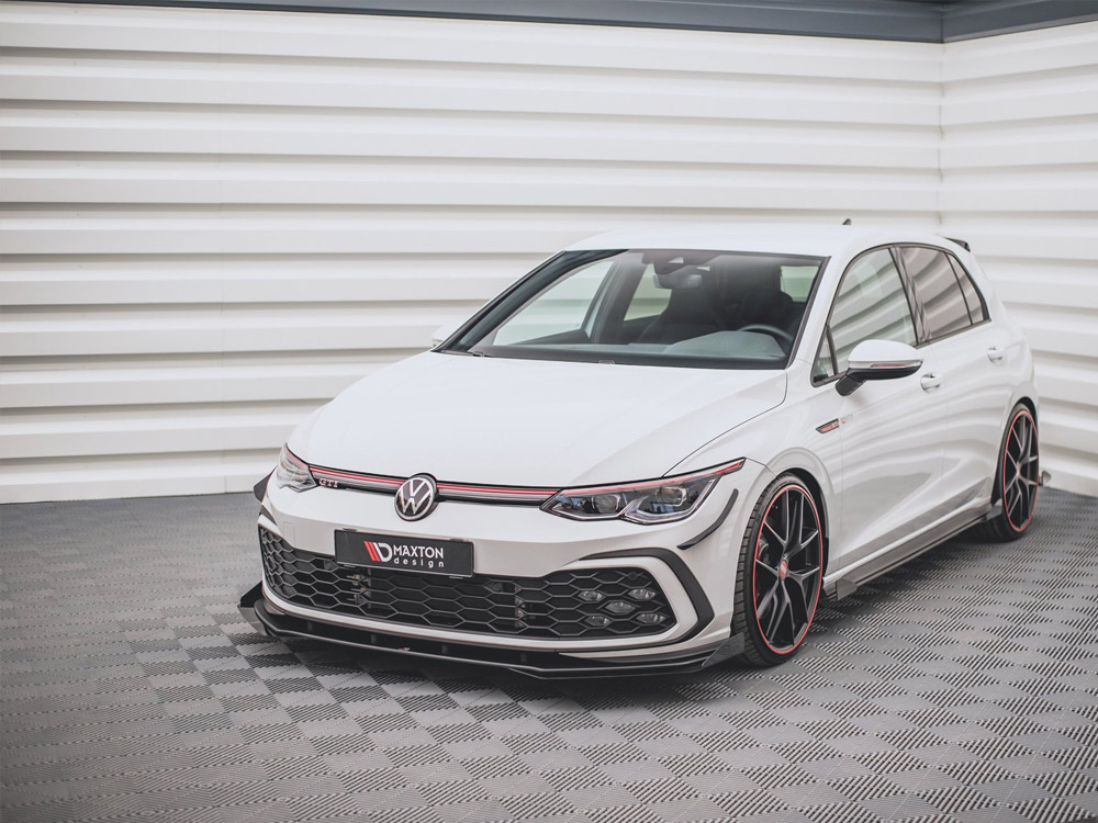 Front Bumper Wings (Canards) VW Golf 8 GTI / R-line (2020-) - Image 2