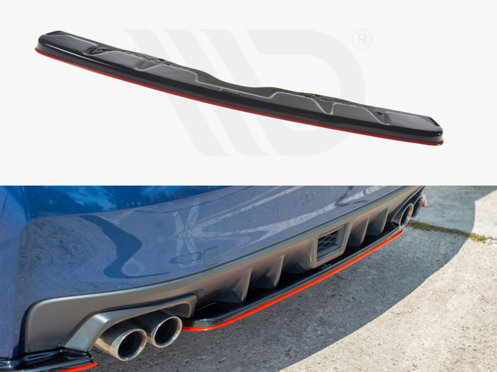 Central Rear Splitter V.2 Subaru WRX STI