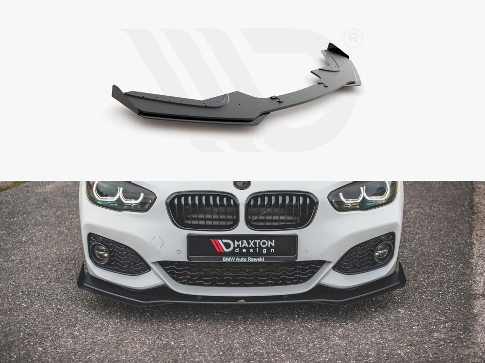 Racing Durability Front Splitter V3 (+flaps) Bmw 1 F20 M-pack Facelift / M140I (2015-2019)