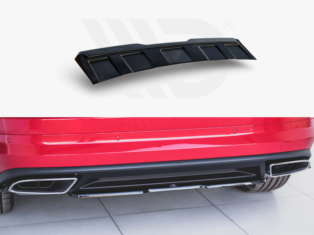 Central Rear Splitter Skoda Kodiaq VRS (2019-)