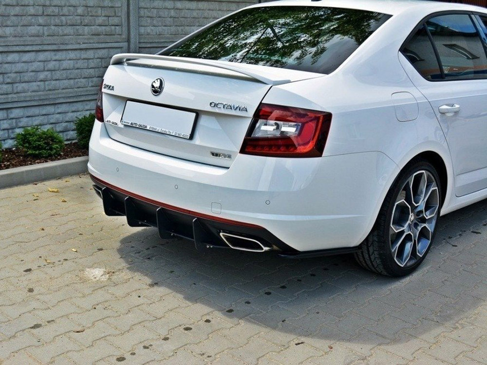 Rear Diffuser Skoda Octavia VRS MK3/ MK3.5 Hatchback/ Estate - Image 3