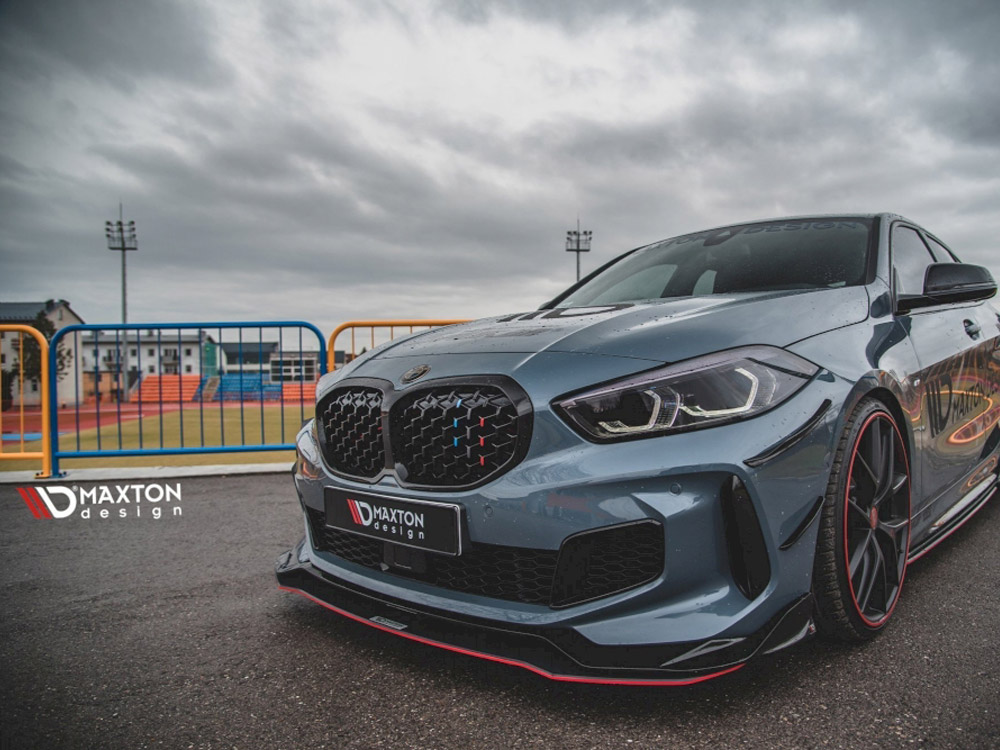 Front Bumper Wings (Canards) Bmw 1 F40 M-pack / M135I (2019 - UP) - Image 3