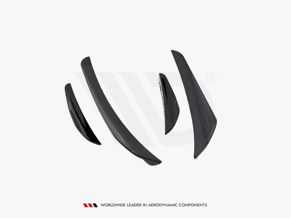 Front Bumper Wings (Canards) Bmw 1 F40 M-pack / M135I (2019 - UP) - Image 4