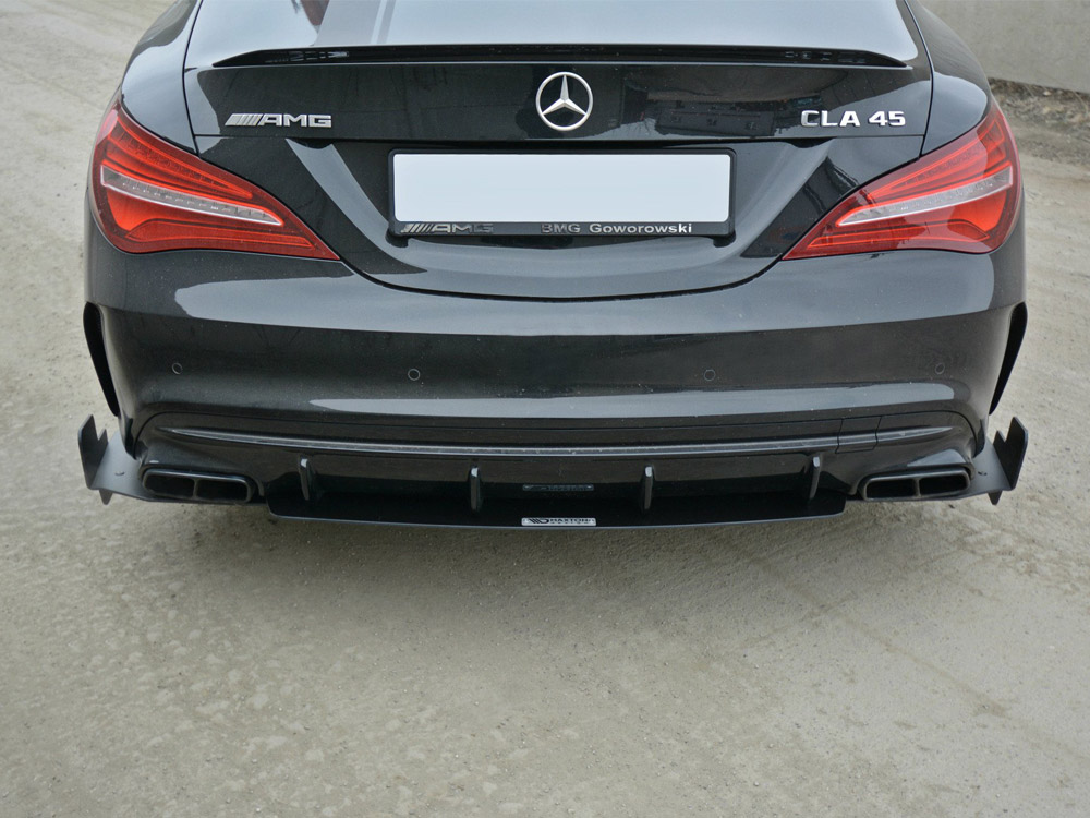 Racing Rear Side Splitters Mercedes CLA45 AMG C117 Facelift (2017-2019) - Image 2