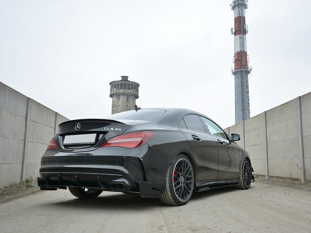 Racing Rear Side Splitters Mercedes CLA45 AMG C117 Facelift (2017-2019) - Image 3