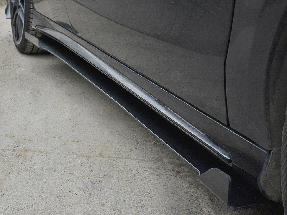 Racing Side Skirts Diffusers V.1 Mercedes CLA A45 AMG C117 Facelift (2017-UP) - Image 3