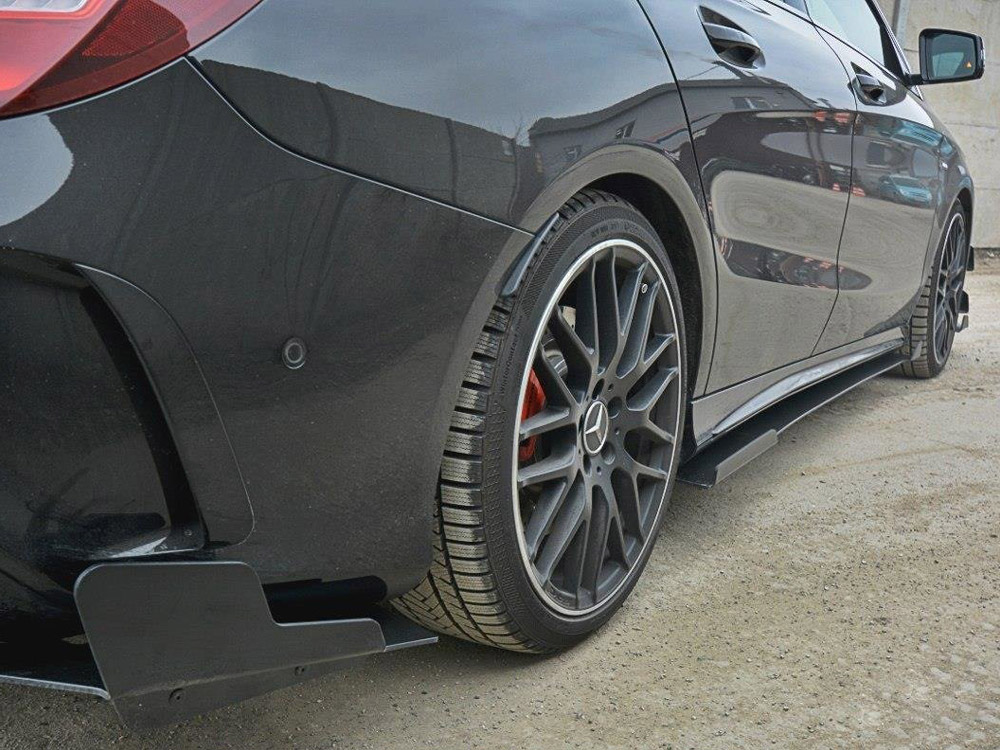 Racing Side Skirts Diffusers V.1 Mercedes CLA A45 AMG C117 Facelift (2017-UP) - Image 4