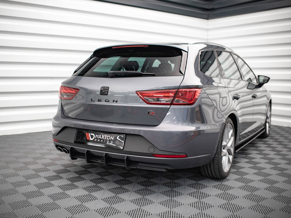 Street PRO Rear Diffuser Seat Leon FR Sportstourer MK3 (2012-2016) - Image 2