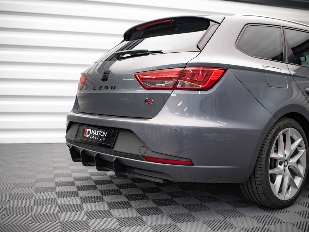 Street PRO Rear Diffuser Seat Leon FR Sportstourer MK3 (2012-2016) - Image 3