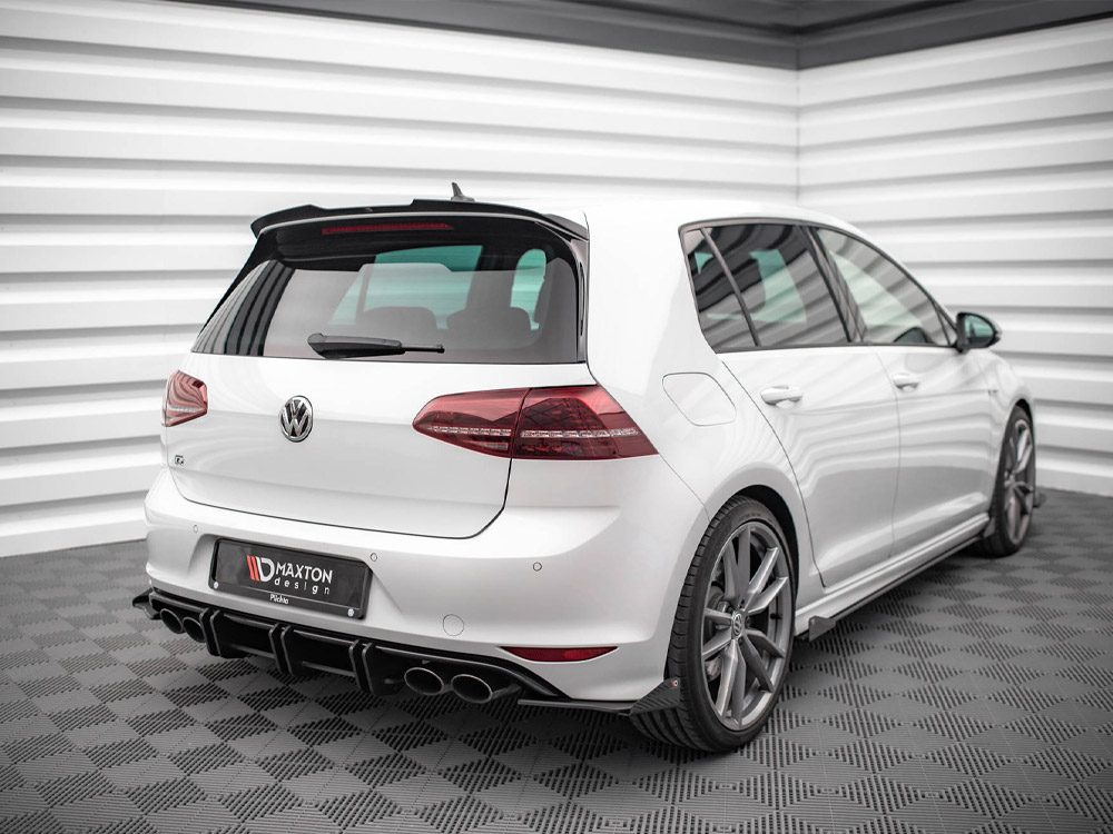 Street PRO Rear Side Splitters (+flaps) VW Golf R MK7 (2013-2016) - Image 2