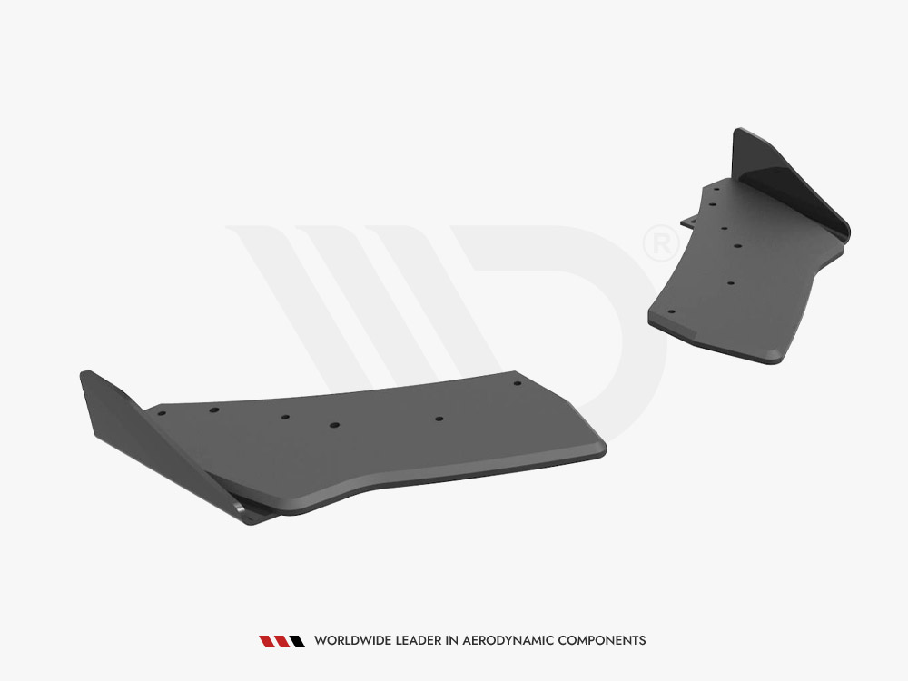 Street PRO Rear Side Splitters (+flaps) VW Golf R MK7 (2013-2016) - Image 4