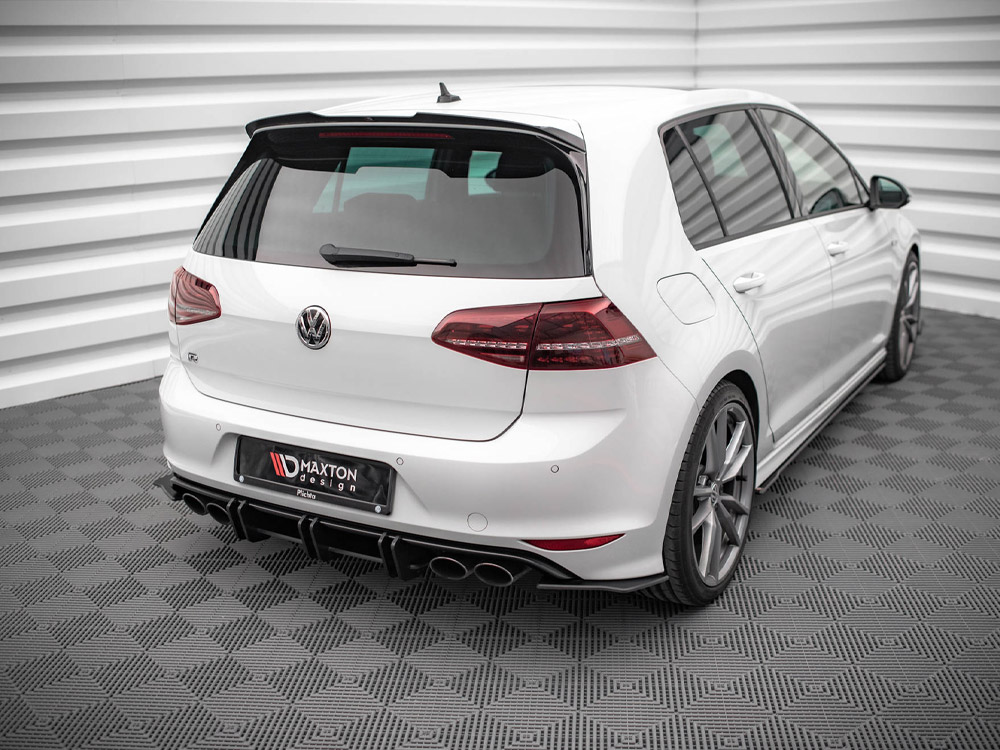 Street PRO Rear Side Splitters VW Golf R MK7 (2013-2016) - Image 2