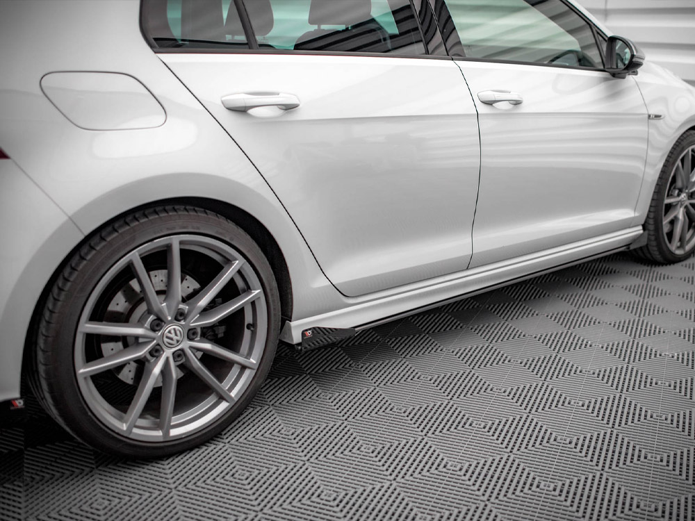 Street PRO Side Skirts Diffusers (+flaps) VW Golf R MK7 (2013-2016) - Image 3