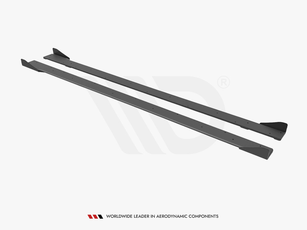 Street PRO Side Skirts Diffusers (+flaps) VW Golf R MK7 (2013-2016) - Image 4