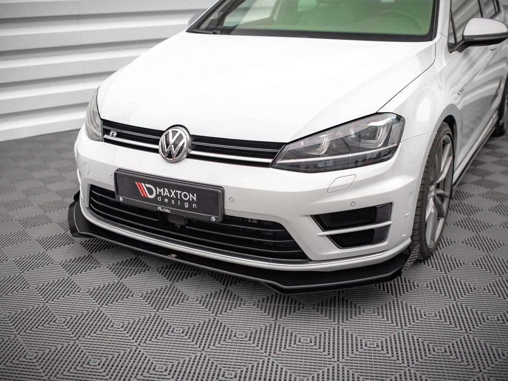 Street PRO Front Splitter V.1 (+flaps) VW Golf R MK7 (2013-2016) - Image 3
