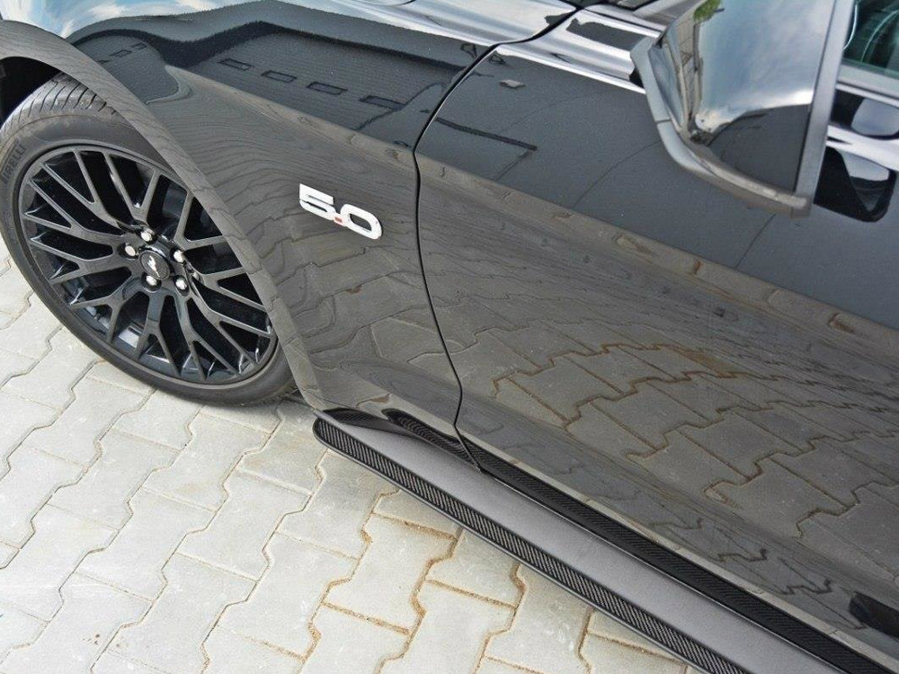 Ford Mustang MK6 GT - Racing Side Skirts Diffusers (2014-17) - Image 3
