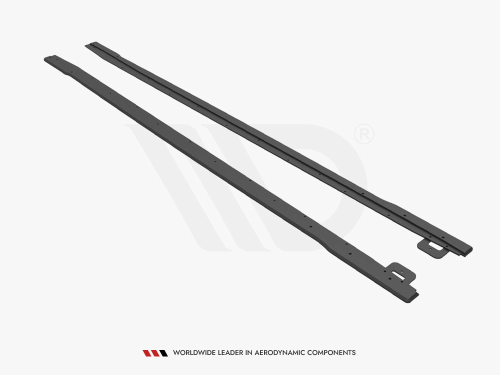 Street PRO Side Skirts Diffusers V.1 Ford Mustang GT MK6 Facelift (2017-) - Image 4