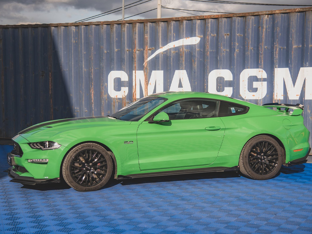 Street PRO Side Skirts Diffusers V.1 (+flaps) Ford Mustang GT MK6 Facelift (2017-) - Image 2