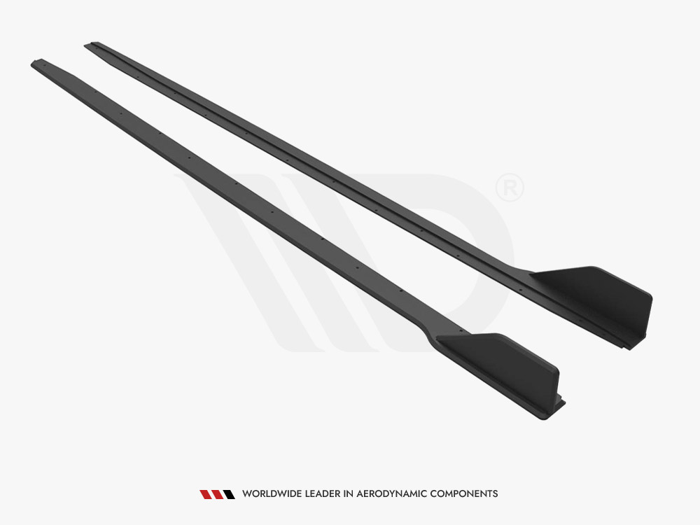 Street PRO Side Skirts Diffusers V.2 Ford Mustang GT MK6 Facelift (2017-) - Image 4