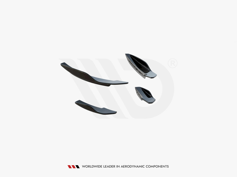 Front Bumper Wings (Canards) V.2 Ford Fiesta MK8 ST / St-line - Image 4