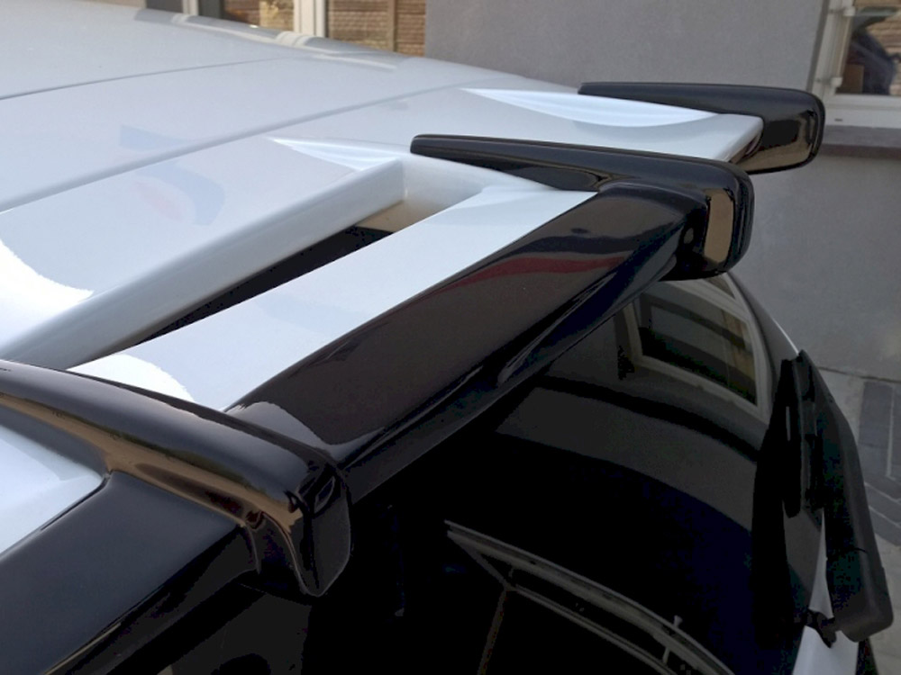 Roof Spoiler Extension Ford Fiesta MK7 ST / Zetec S Facelift Primer Painted - Image 3
