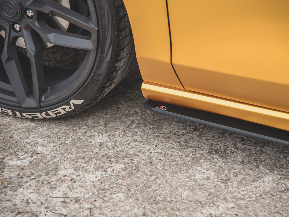 Street PRO Side Skirt Diffusers (+flaps) Ford Focus ST / ST-Line Mk4 - Image 6