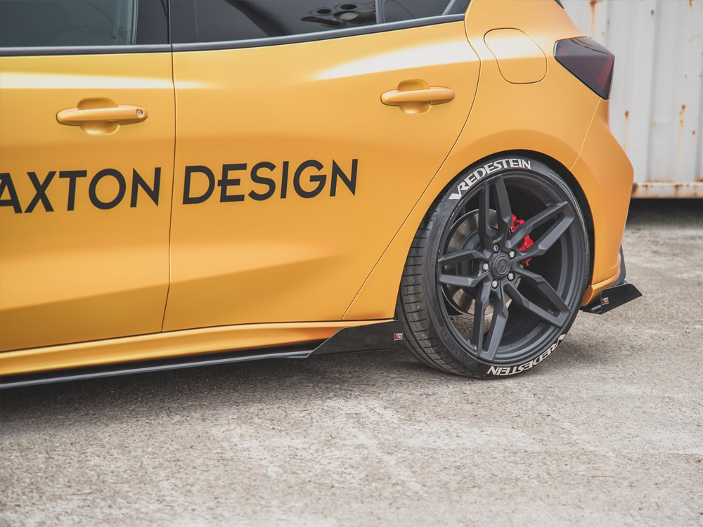 Street PRO Side Skirt Diffusers (+flaps) Ford Focus ST / ST-Line Mk4 - Image 4