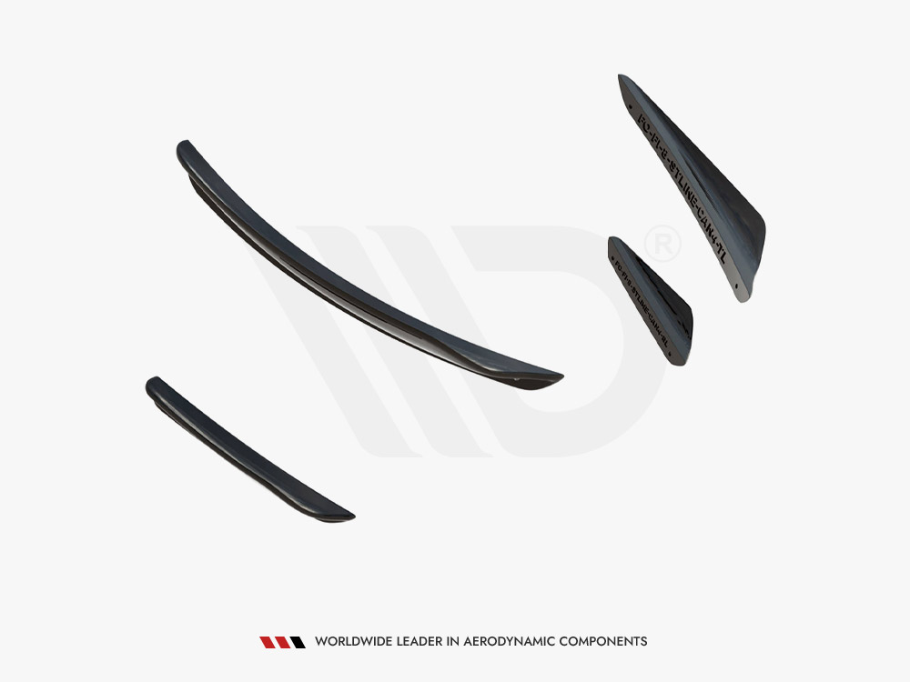 Front Bumper Wings (Canards) V.3 Ford Fiesta MK8 ST / St-line (2017-) - Image 7