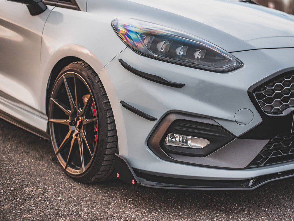 Front Bumper Wings (Canards) V.3 Ford Fiesta MK8 ST / St-line (2017-) - Image 6