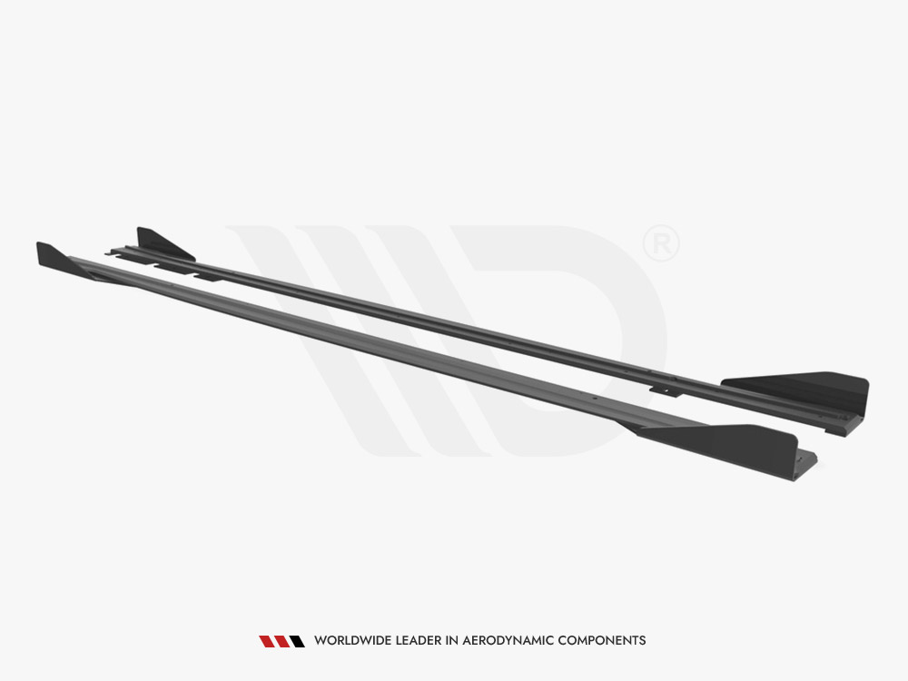 Street PRO Side Skirts Diffusers (+flaps) Bmw M2 F87 (2016-2020) - Image 5