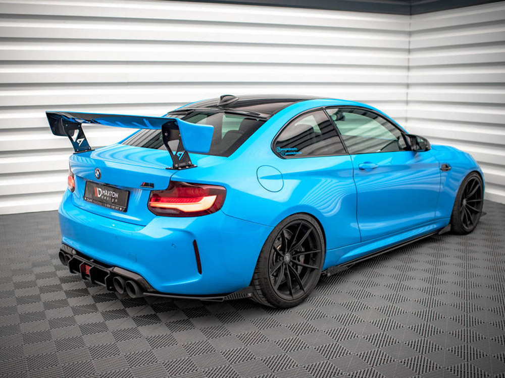 Street PRO Rear Side Splitters (+flaps) Bmw M2 F87 (2016-2020) - Image 2