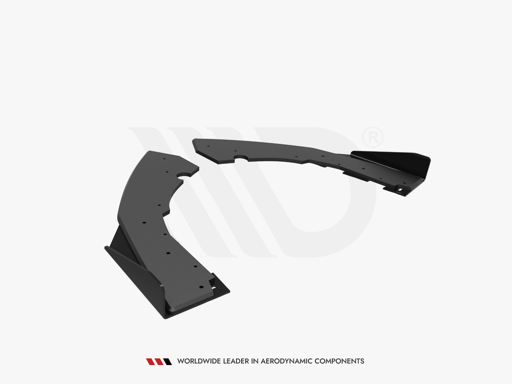 Street PRO Rear Side Splitters (+flaps) Bmw M2 F87 (2016-2020) - Image 5