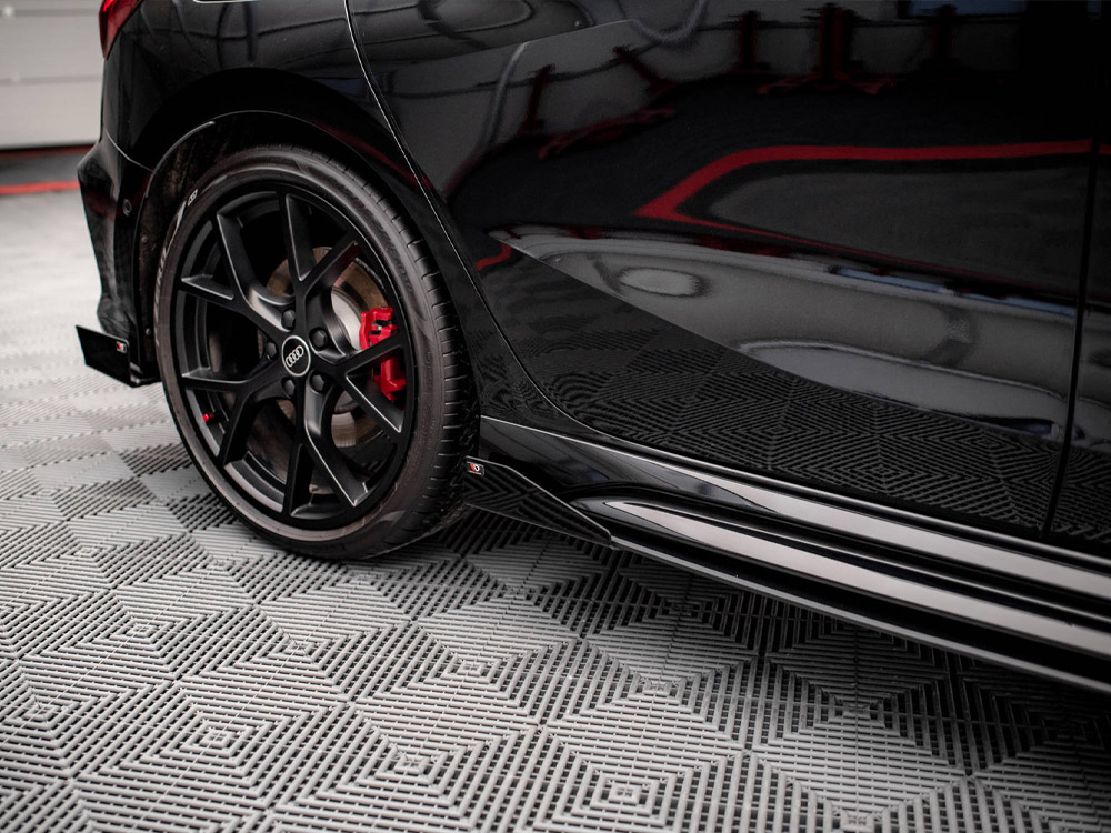 Street PRO Side Skirts Diffusers (+flaps) Audi RS3 Sportback 8Y (2020-) - Image 4
