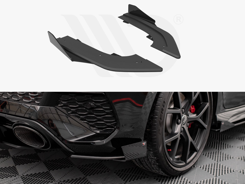 Street PRO Rear Side Splitters + Flaps Audi RS3 Sportback 8Y